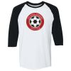 Adult Heavy Cotton™ Three-Quarter Raglan Sleeve T-Shirt Thumbnail