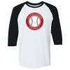 Adult Heavy Cotton™ Three-Quarter Raglan Sleeve T-Shirt Thumbnail