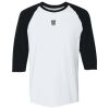 Adult Heavy Cotton™ Three-Quarter Raglan Sleeve T-Shirt Thumbnail