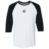 Adult Heavy Cotton™ Three-Quarter Raglan Sleeve T-Shirt Thumbnail