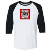 Adult Heavy Cotton™ Three-Quarter Raglan Sleeve T-Shirt Thumbnail